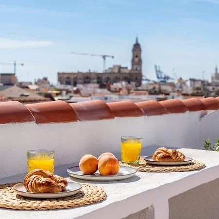 Casa La Terraza With Big Rooftop Terrace Málaga Extérieur photo