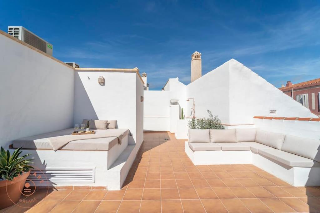 Casa La Terraza With Big Rooftop Terrace Málaga Extérieur photo