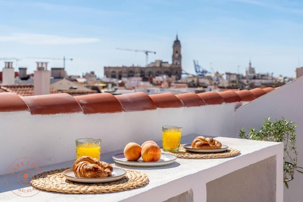Casa La Terraza With Big Rooftop Terrace Málaga Extérieur photo