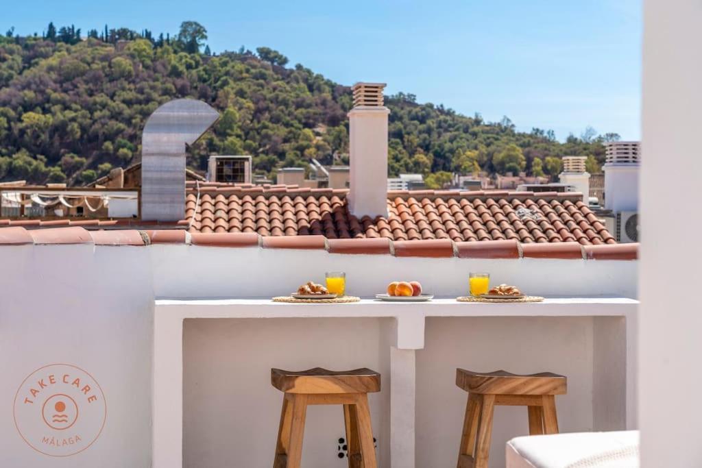 Casa La Terraza With Big Rooftop Terrace Málaga Extérieur photo