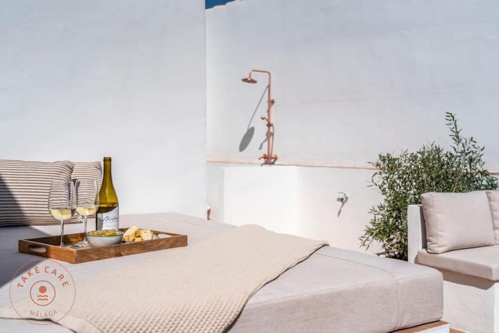 Casa La Terraza With Big Rooftop Terrace Málaga Extérieur photo